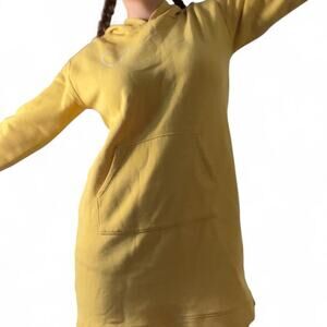 Yellow Old Navy Hoodie Dress